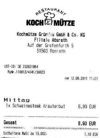 unce Hffner Kochmtze Restaurant